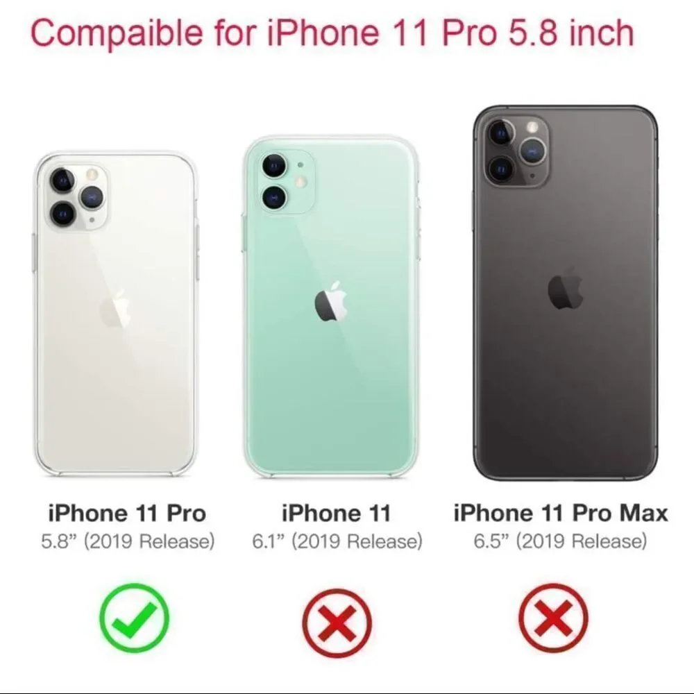 ✨3xHP✨Wallet Case Compatible for iPhone 11 Pro✨